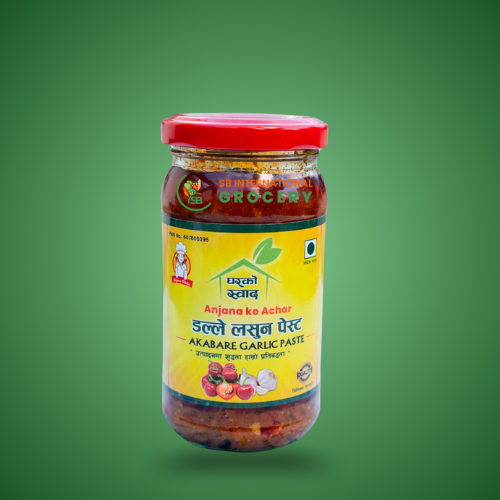 Anjana ko Achar Dalle Lasun Paste spicy Nepali dalle chili garlic paste at SB International Grocery USA