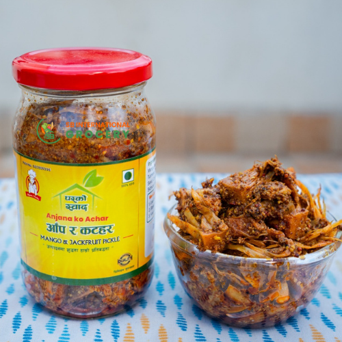 Anjana ko Achar Aap Katahar Achar Nepali mango and jackfruit pickle at SB International Grocery USA
