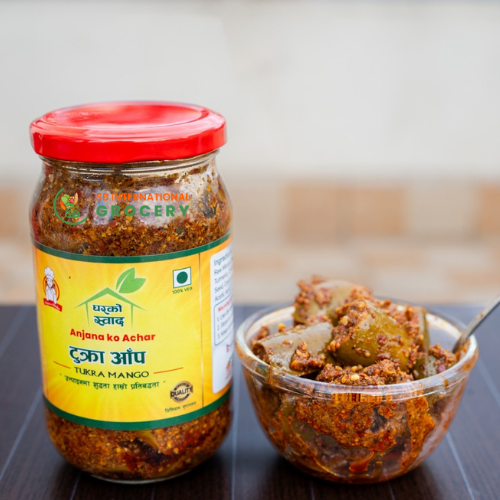 Anjana ko Achar Tukra Mango Achar spicy Nepali mango chunk pickle at SB International Grocery USA
