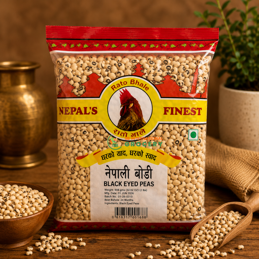 Rato Bhale Nepali Bodi 2lb Black Eyed Peas – Nepali Grocery USA