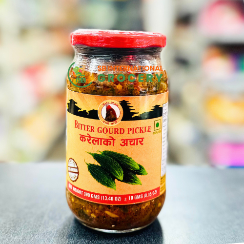 Rato Bhale Karela Achar authentic Nepali bitter gourd pickle from SB International Grocery