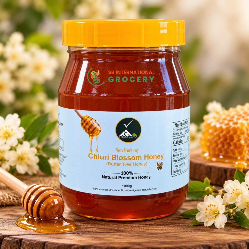 Chiuri Blossom Honey 1000g – Authentic Nepali Butter Tree Honey