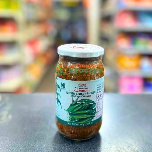 Aama Ko Achar Green Chilly Pickle authentic Nepali spicy achar from SB International Grocery