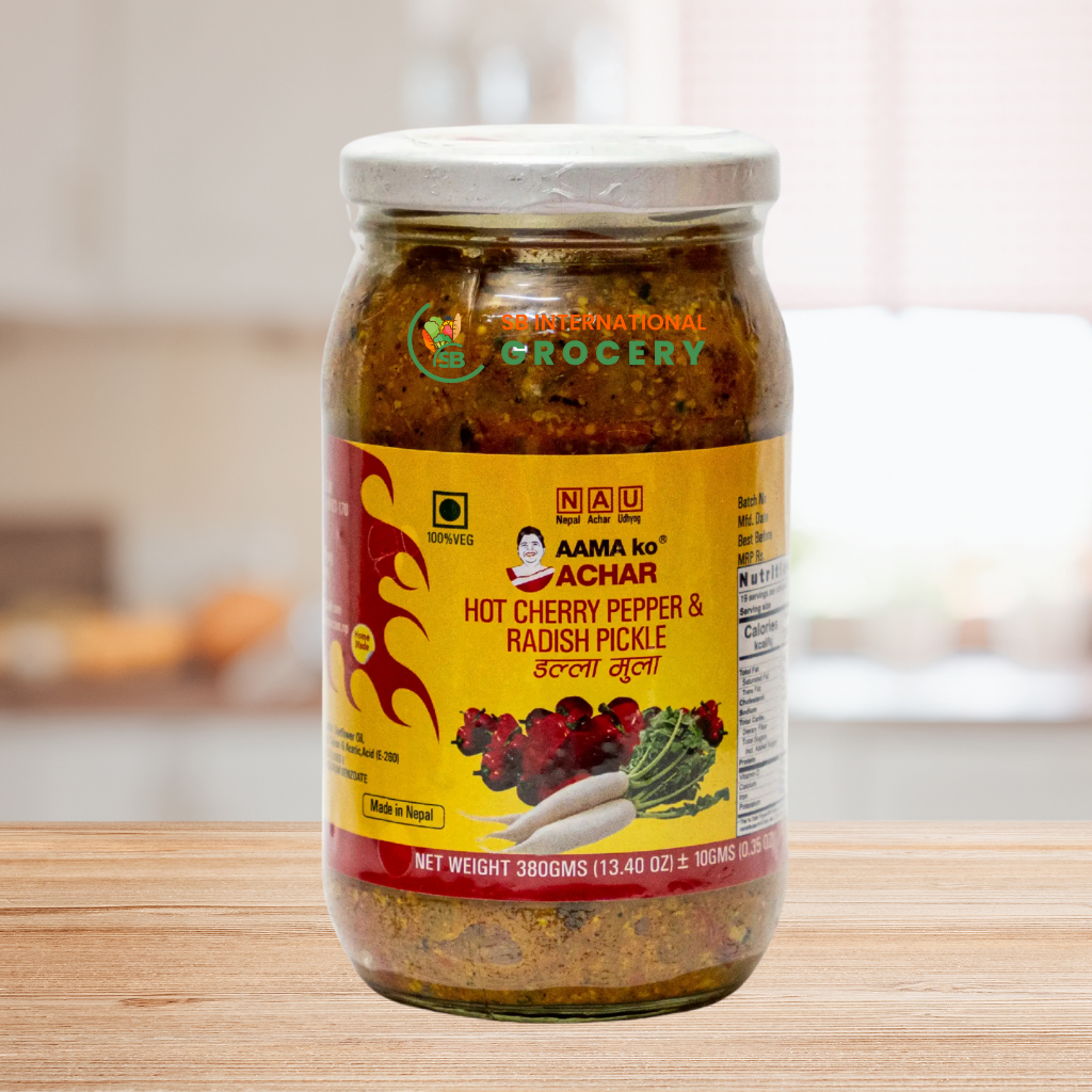 Aama Ko Achar radish & dalle khursani pickle – authentic Nepali flavour