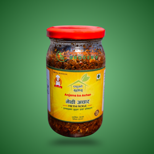 Anjana ko Achar Methi Achar traditional Nepali fenugreek pickle at SB International Grocery USA