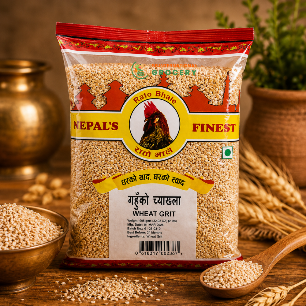 Rato Bhale Gahun Ko Chyakhla 2lb Nepali Wheat Grit