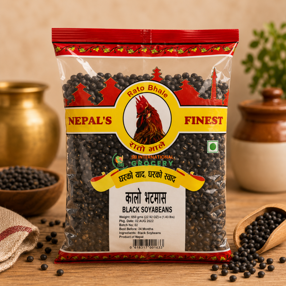 Rato Bhale Kalo Bhatmas Black Soybeans 650g – Nepali Grocery USA