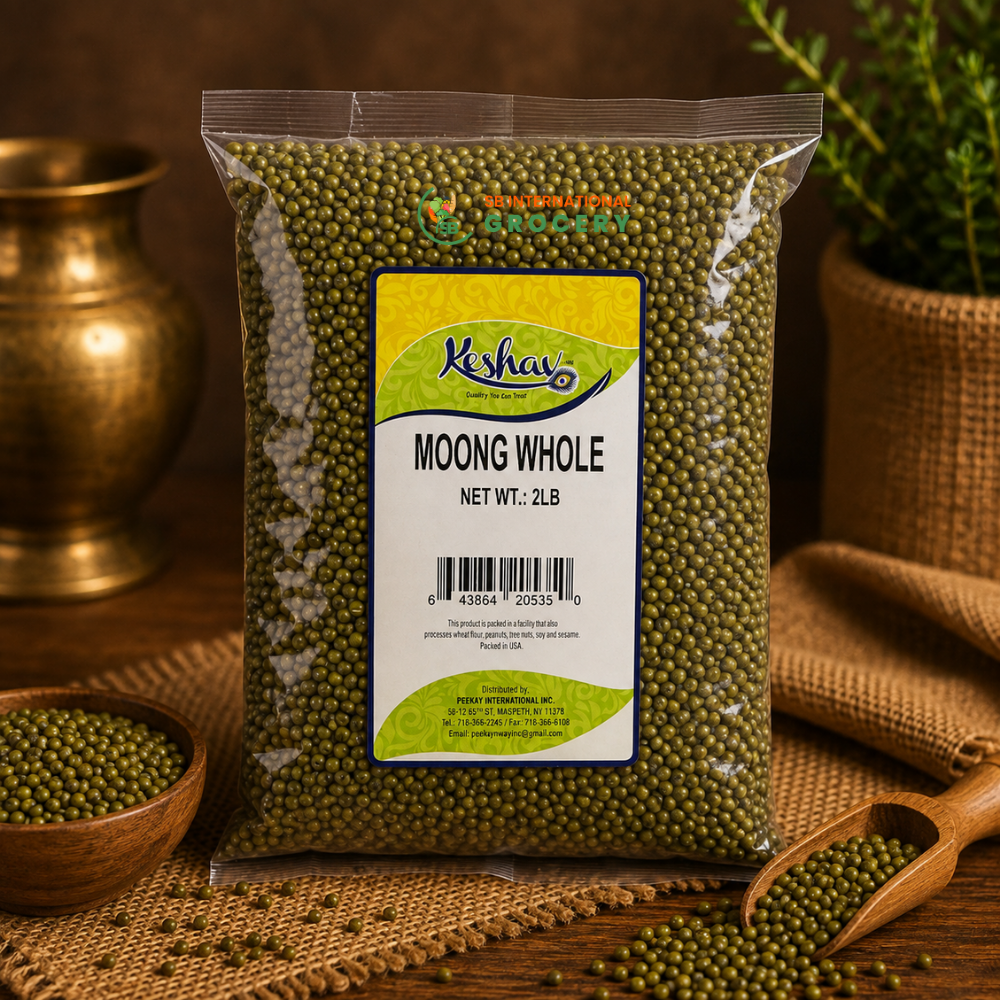 Keshav Moong Whole 2lb Green Mung Beans Sabut Moong – Nepali Grocery USA