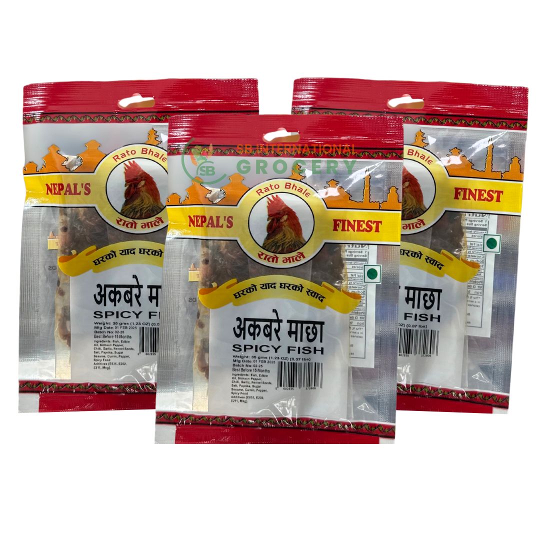 Akabare fish authentic Nepali spicy fish made with Akabare khursani from SB International Grocery