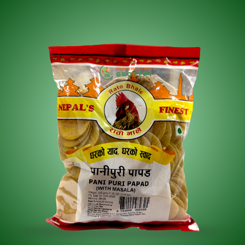 Nepali pani puri 200g with masala by Rato Bhale from SB International Grocery