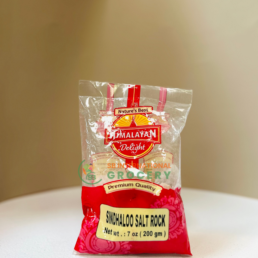 Sindhaloo Salt Rock 200 g – Himalayan rock salt for Nepali chatpate and pooja from SB International Grocery
