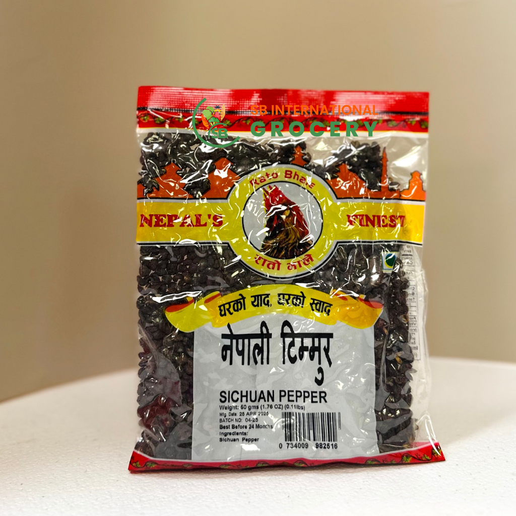 Nepali Timur 50g Rato Bhale – authentic Himalayan Sichuan pepper from SB International Grocery USA