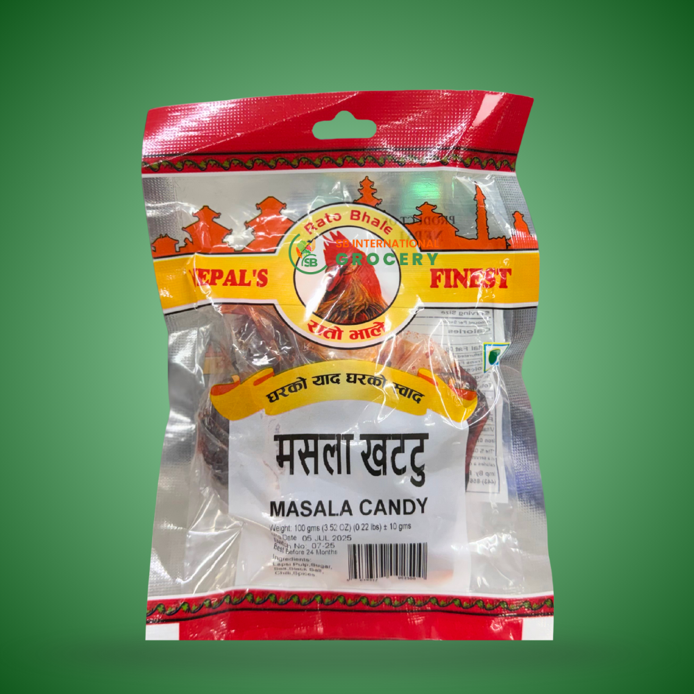 Rato Bhale Nepali Titaura Masala Khattu tangy spicy snack masala from SB International Grocery USA