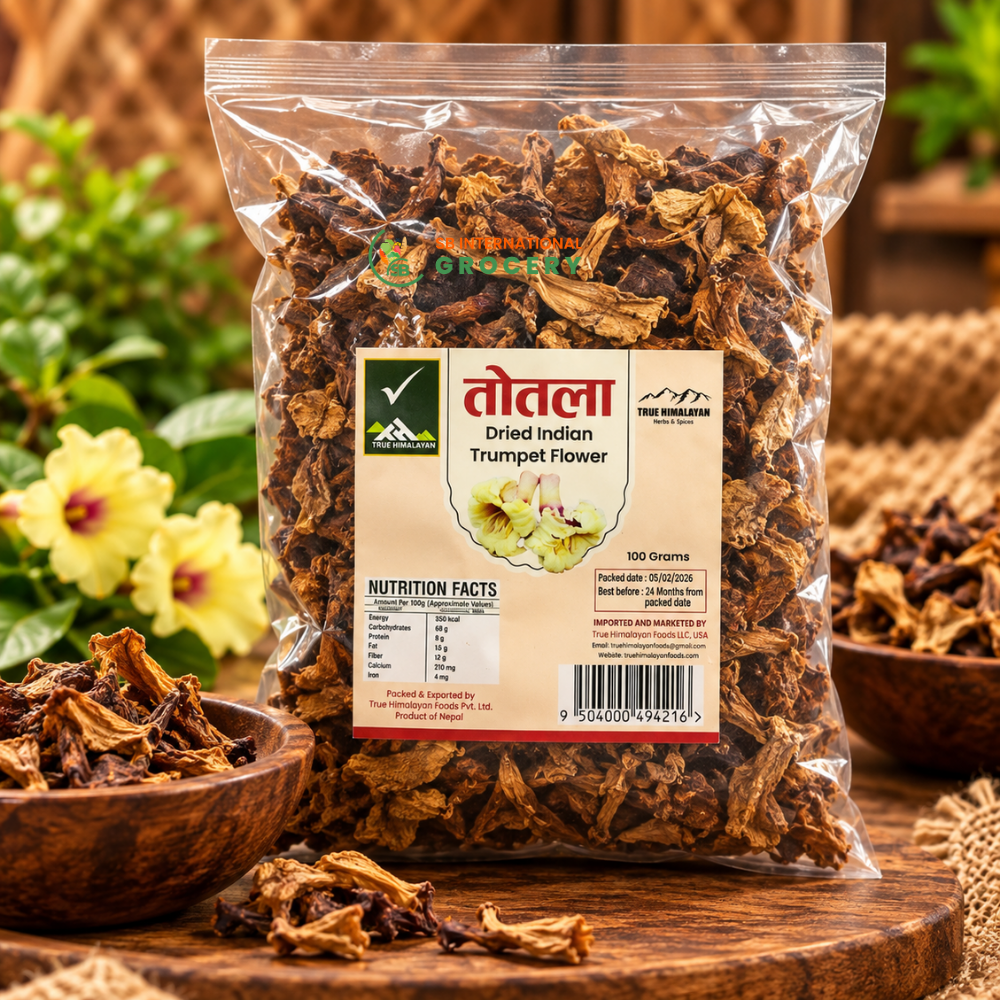Totala 100g dried Indian trumpet flower traditional Nepali food
