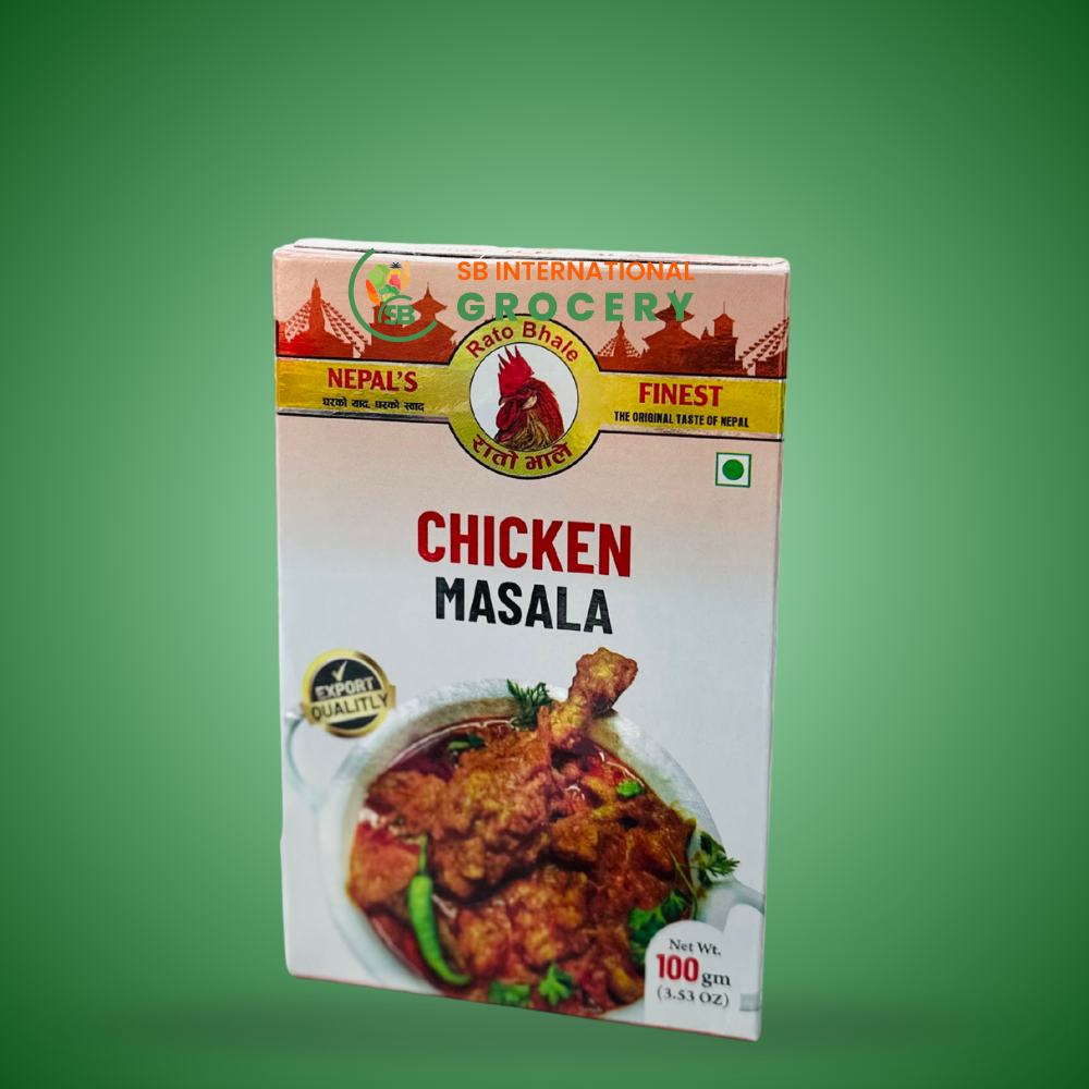 Rato Bhale Chicken Masala 100g authentic Nepali spice mix from SB International Grocery