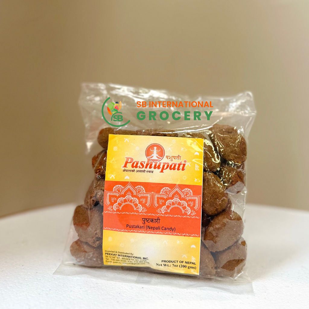 Pashupati Pustakari 200g – authentic Nepali candy made with jaggery and peanuts from SB International Grocery USA