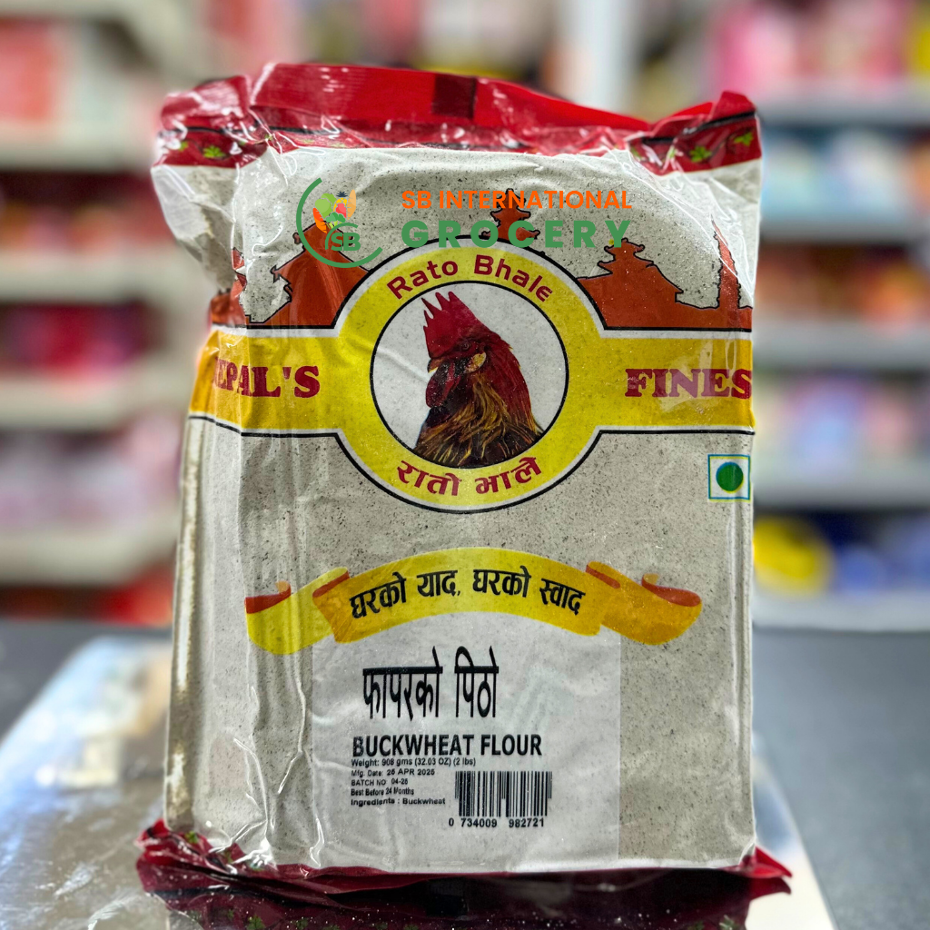 Phapar ko Pitho – Nepali buckwheat flour 2 lb from SB International Grocery