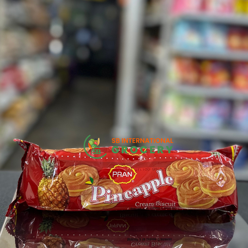 Pran Pineapple Cream Biscuit | Nepali Snack – SB Grocery USA – SB ...