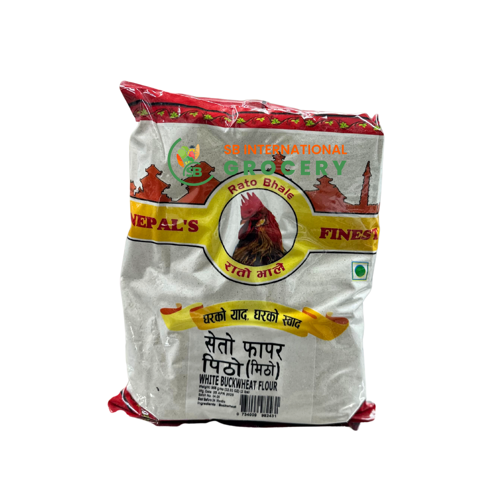 Seto Fapar ko Pitho – authentic Nepali white buckwheat flour from SB International Grocery
